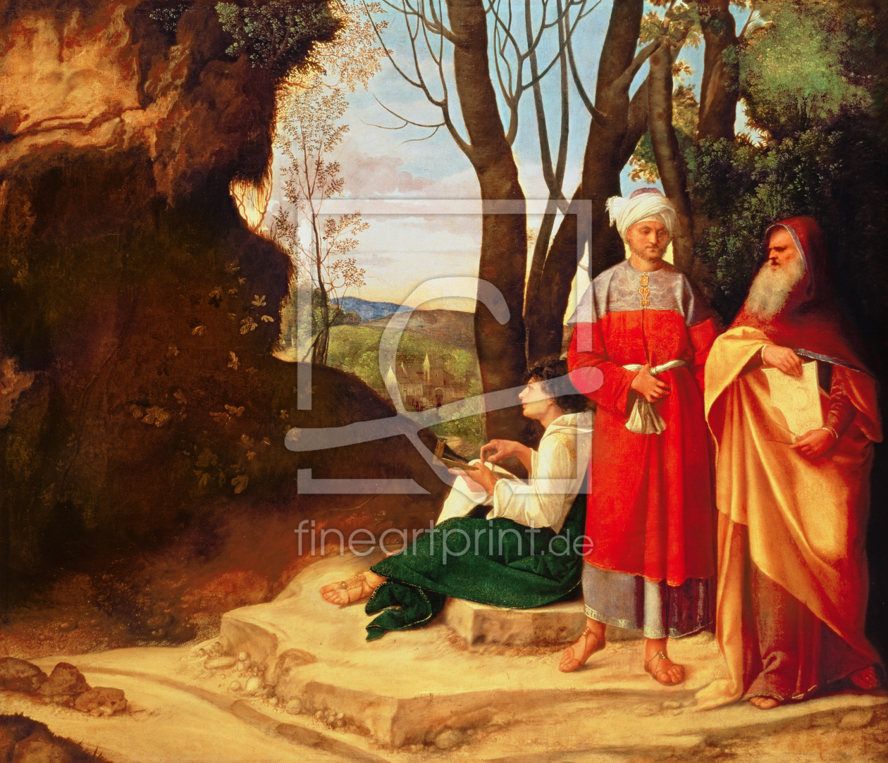 Bild-Nr.: 31000517 The Three Philosophers erstellt von Giorgione (Giorgio da Castelfranco | Barbarelli)