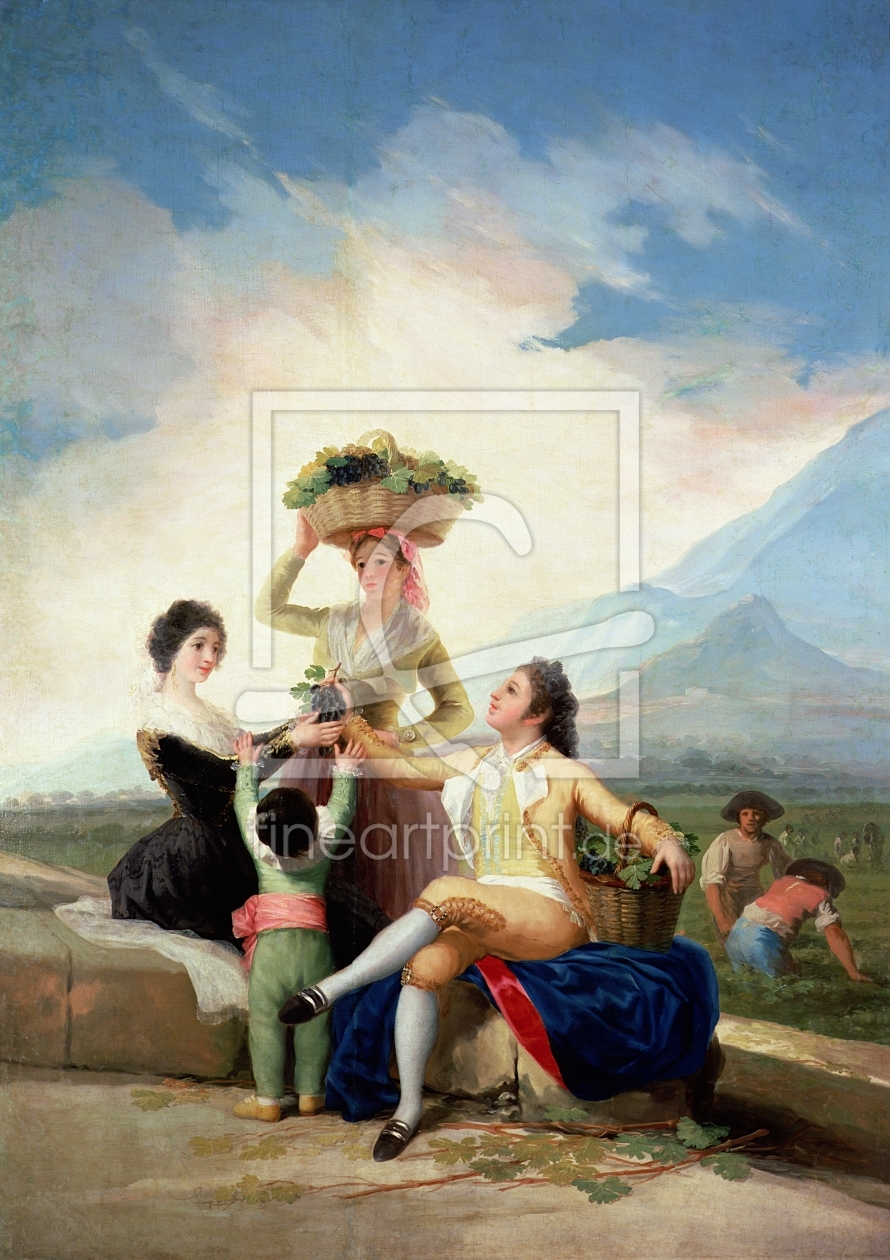 Bild-Nr.: 31000525 Autumn, or The Grape Harvest, 1786-87 erstellt von Goya, Francisco de