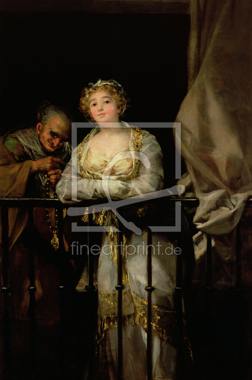 Bild-Nr.: 31000537 Maja and Celestina on a Balcony, 1805-12 Bild-Nr.: 31000537 Maja and Celestina on a Balcony, 1805-12 erstellt von Goya, Francisco de