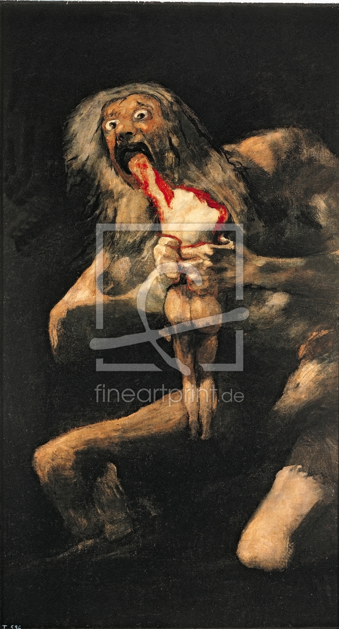 Bild-Nr.: 31000544 Saturn Devouring one of his Sons, 1821-23 erstellt von Goya, Francisco de