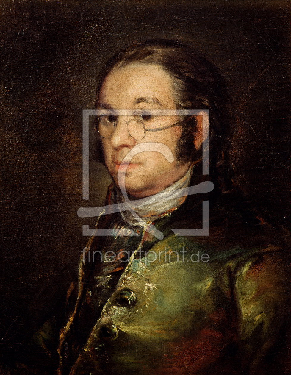 Bild-Nr.: 31000545 Self Portrait with Glasses, 1788-98 Bild-Nr.: 31000545 Self Portrait with Glasses, 1788-98 erstellt von Goya, Francisco de