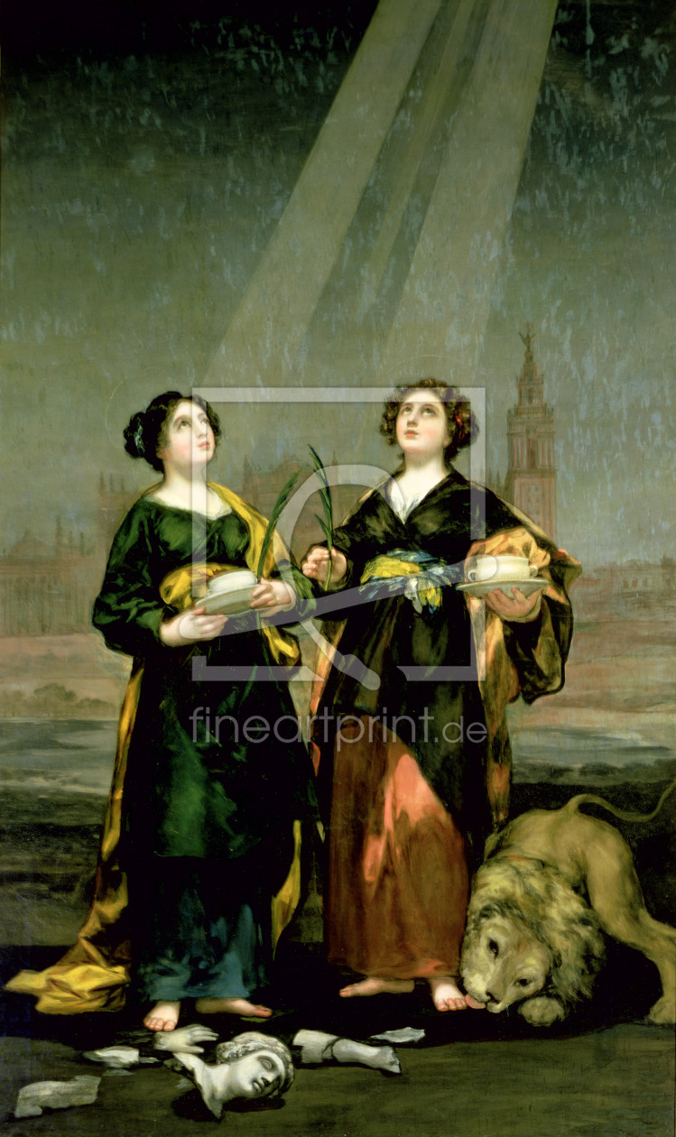 Bild-Nr.: 31000548 St. Justina and St. Rufina, 1817 erstellt von Goya, Francisco de