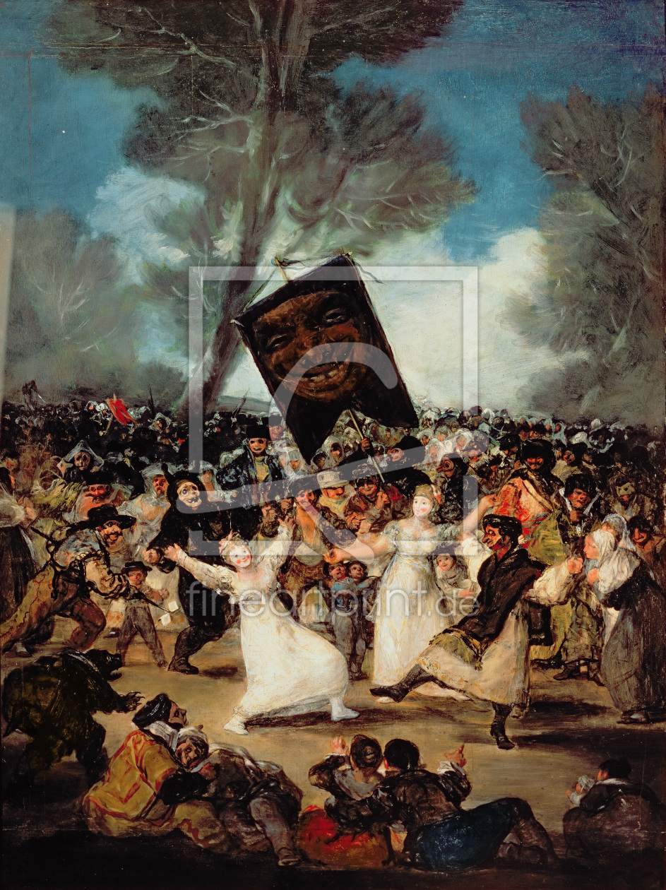 Bild-Nr.: 31000550 The Burial of the Sardine c.1812-19 Bild-Nr.: 31000550 The Burial of the Sardine c.1812-19 erstellt von Goya, Francisco de