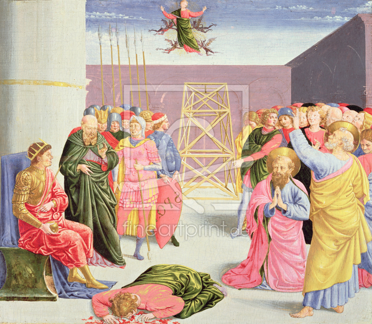 Bild-Nr.: 31000572 St. Peter and Simon Magus, 15th century erstellt von Gozzoli, Bennozzo
