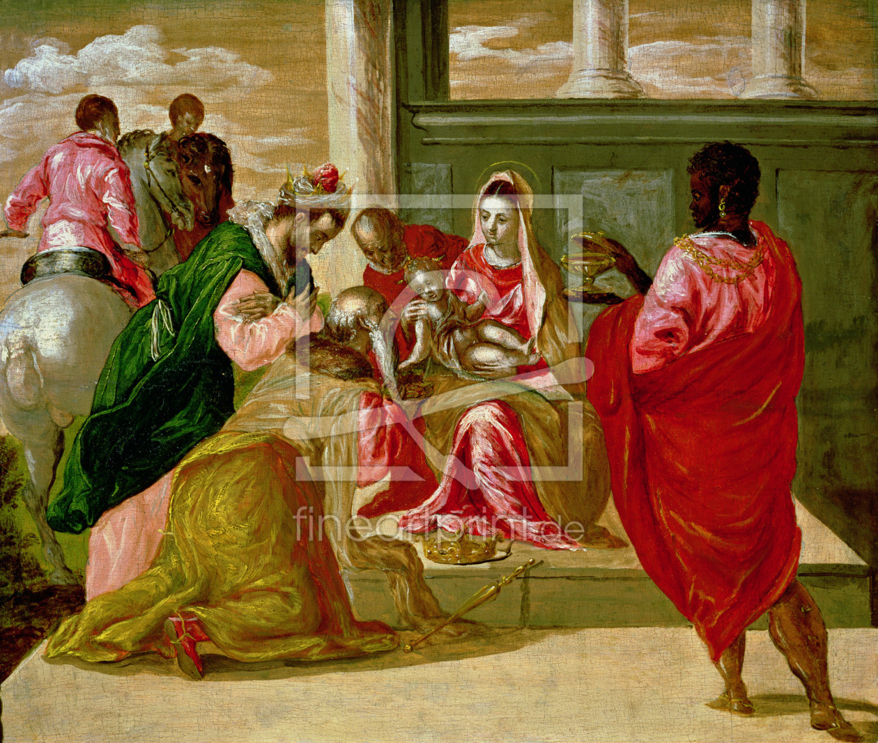 Bild-Nr.: 31000588 The Adoration of the Magi, 1567-70 Bild-Nr.: 31000588 The Adoration of the Magi, 1567-70 erstellt von Greco, El (Domenikos Theotokopoulos)