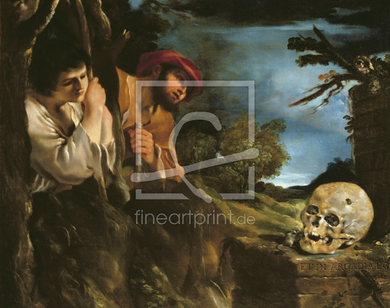 Bild-Nr.: 31000611 Et in arcadia ego Bild-Nr.: 31000611 Et in arcadia ego erstellt von Guercino, Giovanni Francesco Barbieri