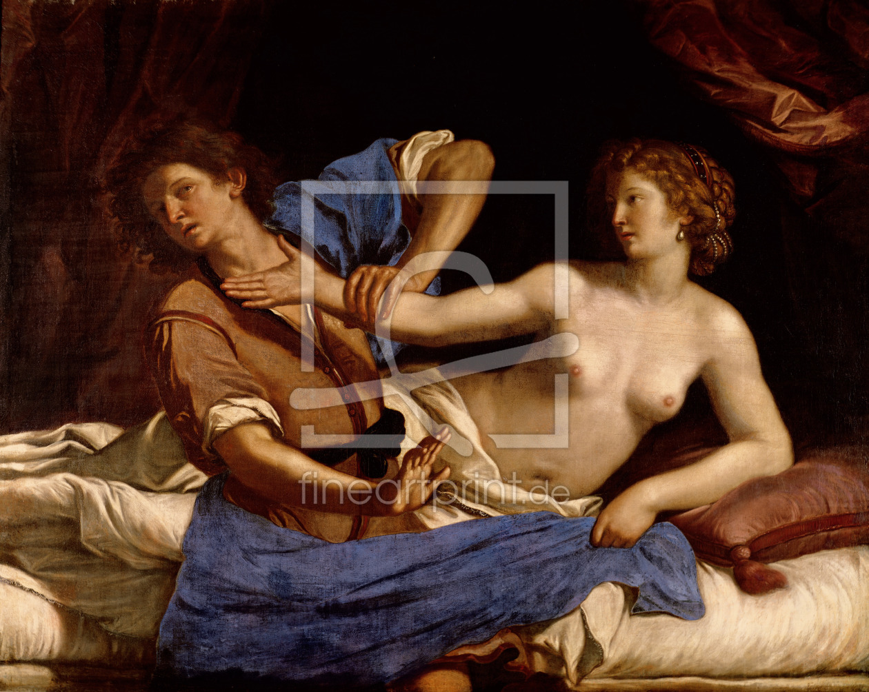 Bild-Nr.: 31000612 Joseph and the Wife of Potiphar, c.1649 erstellt von Guercino, Giovanni Francesco Barbieri