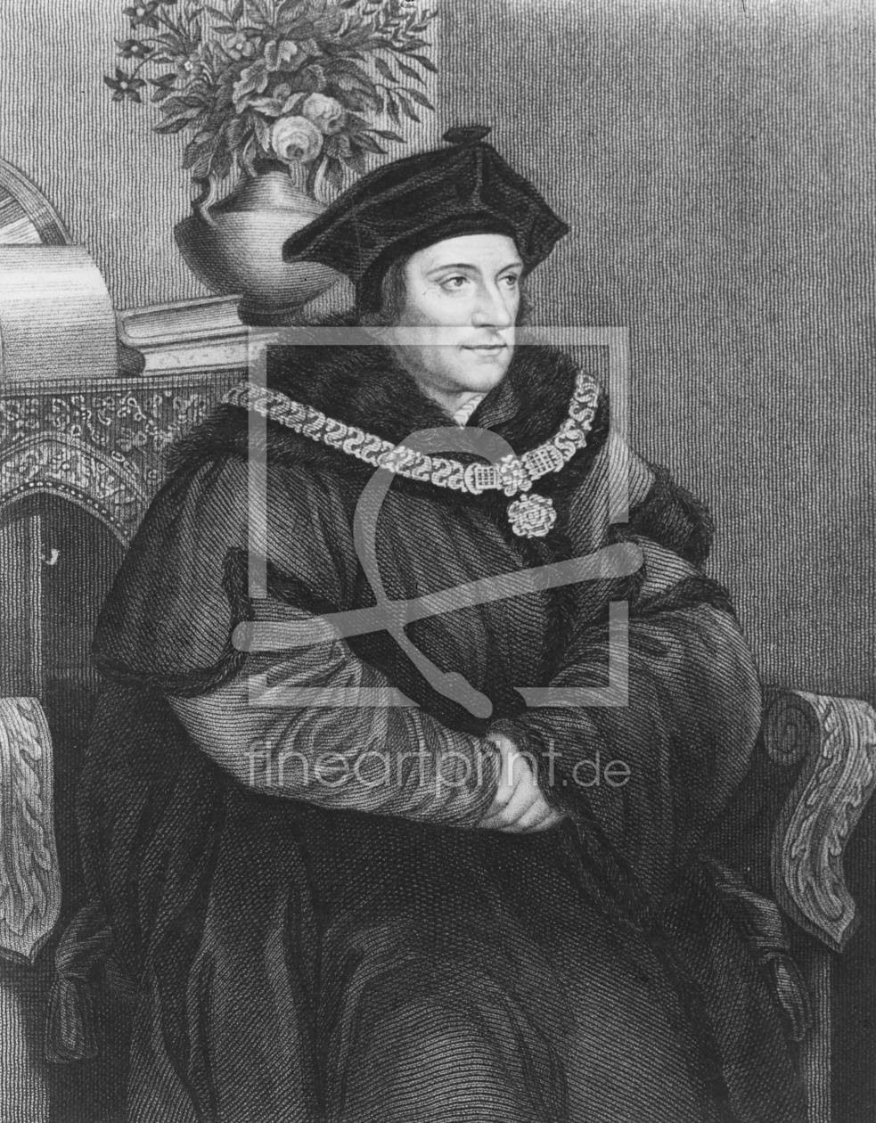 Bild-Nr.: 31000636 Sir Thomas More erstellt von Hans Holbein der Jüngere