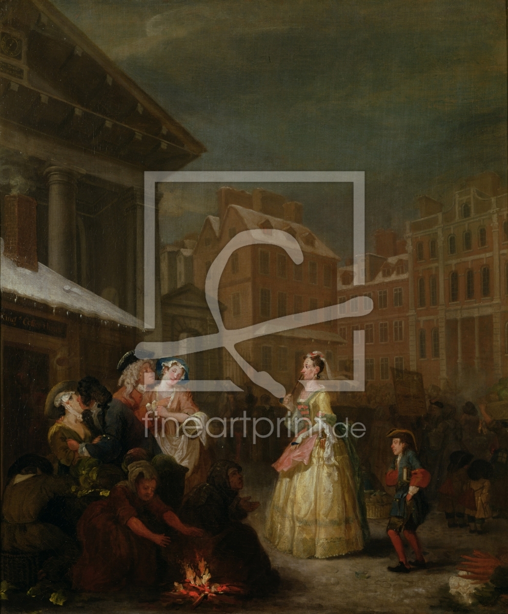 Bild-Nr.: 31000649 The Four Times of Day: Morning, 1736 erstellt von Hogarth, William