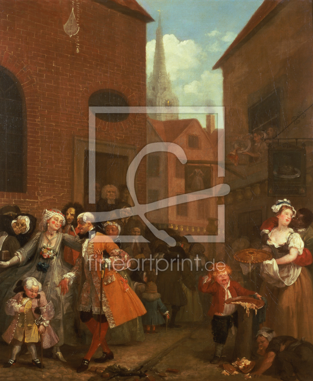 Bild-Nr.: 31000651 The Four Times of Day: Noon, 1736 erstellt von Hogarth, William