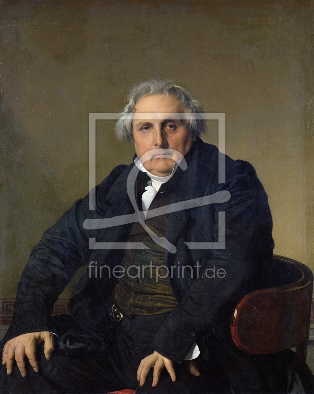 Bild-Nr.: 31000675 Louis-Francois Bertin 1832 erstellt von Ingres, Jean-Auguste-Dominique