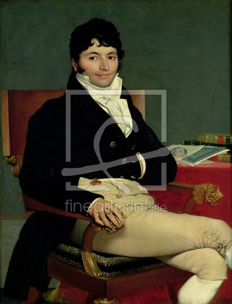 Bild-Nr.: 31000680 Philibert Riviere 1805 erstellt von Ingres, Jean-Auguste-Dominique