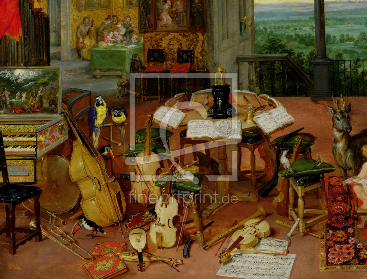 Bild-Nr.: 31000695 Hearing, 1617 erstellt von Jan Brueghel der Ältere
