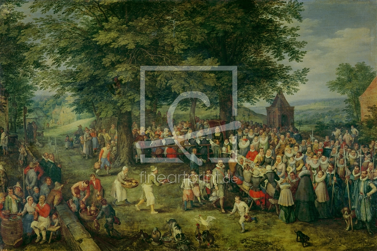 Bild-Nr.: 31000702 The Wedding Banquet erstellt von Jan Brueghel der Ältere