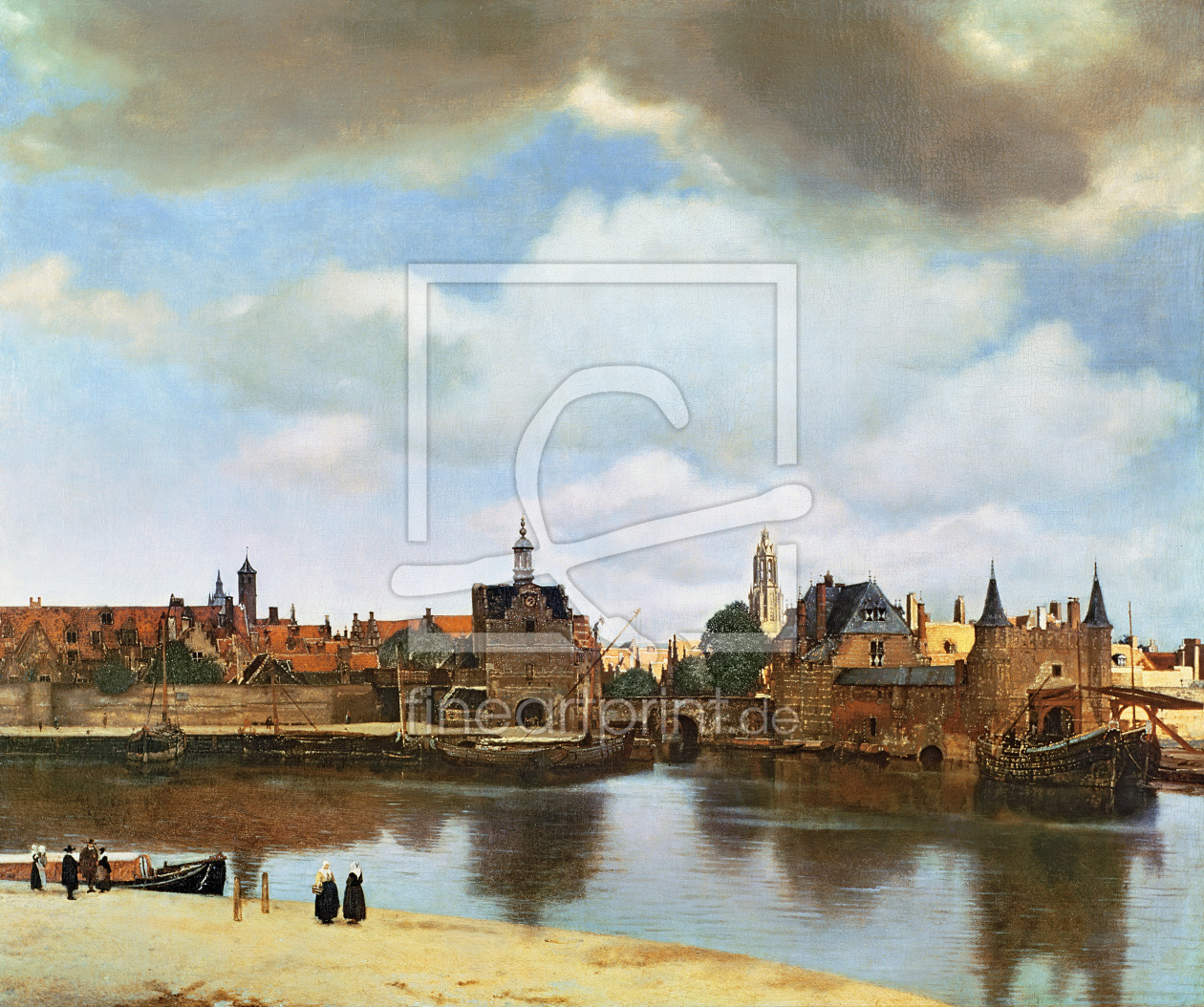 Bild-Nr.: 31000708 View of Delft, c.1660-61 erstellt von Jan Vermeer van Delft