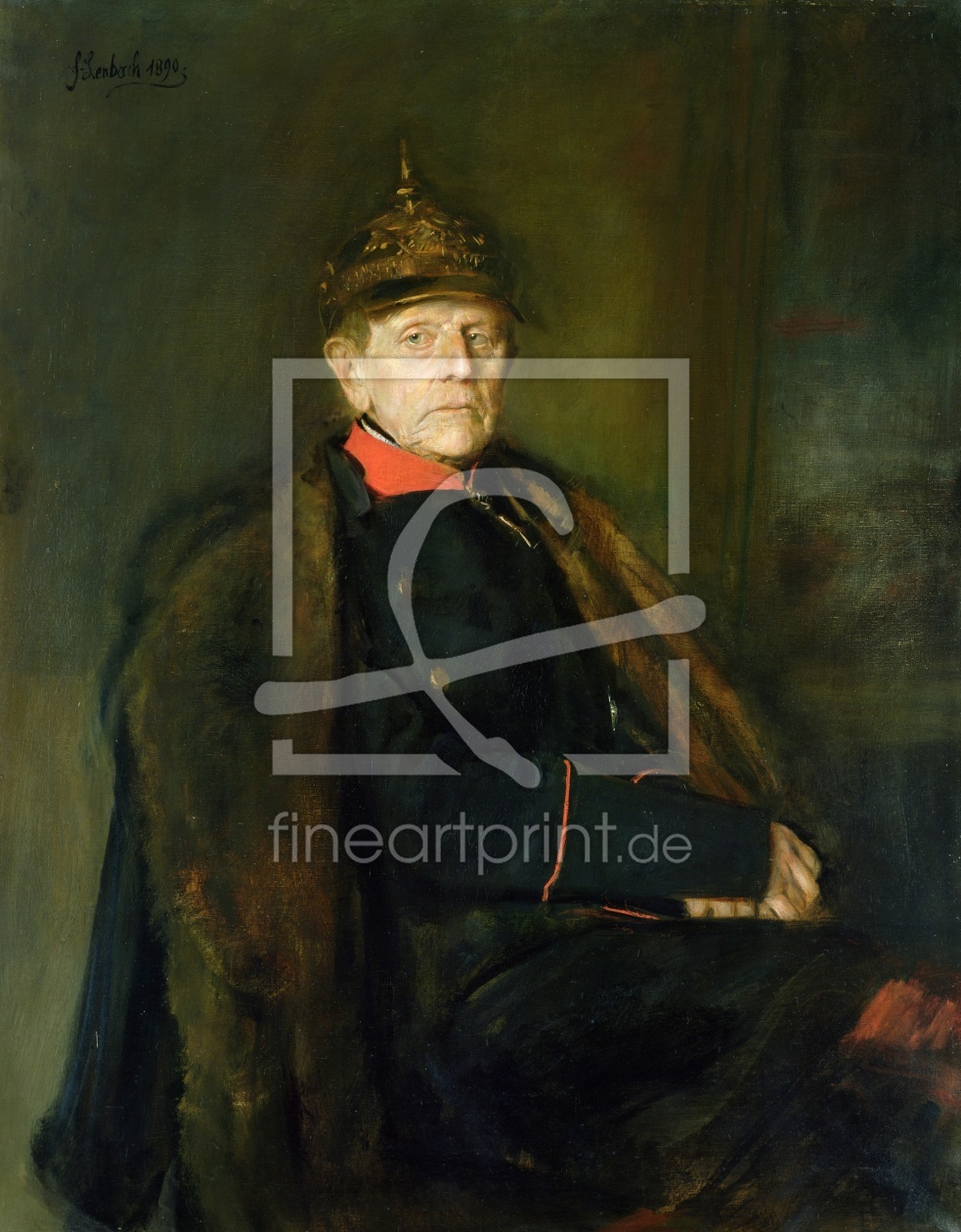 Bild-Nr.: 31000749 General Fieldmarshal Helmuth Graf von Moltke , 1890 erstellt von Lenbach, Franz