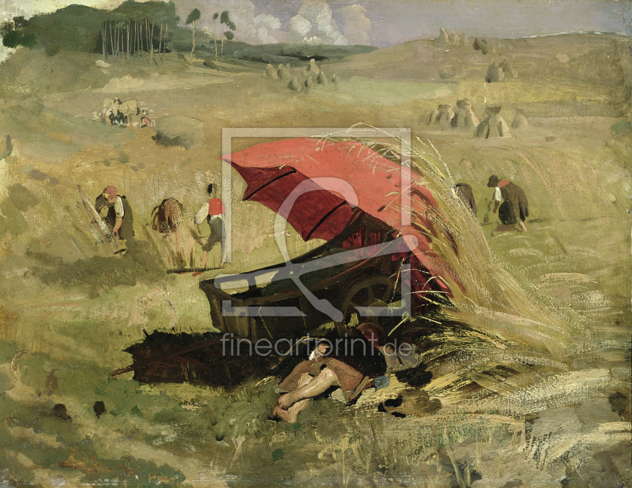 Bild-Nr.: 31000751 The Red Sunshade, c.1860 erstellt von Lenbach, Franz