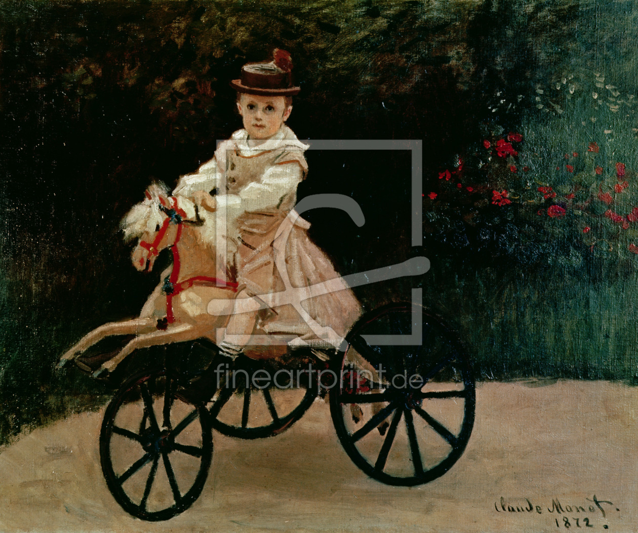 Bild-Nr.: 31000824 Jean Monet on his Hobby Horse, 1872 erstellt von Monet, Claude