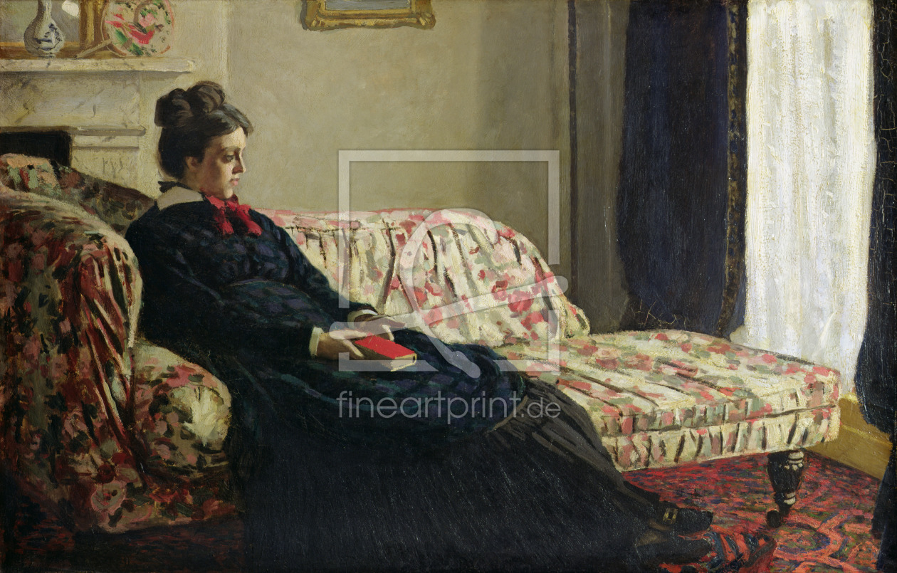 Bild-Nr.: 31000826 Meditation, or Madame Monet on the Sofa, c.1871 erstellt von Monet, Claude