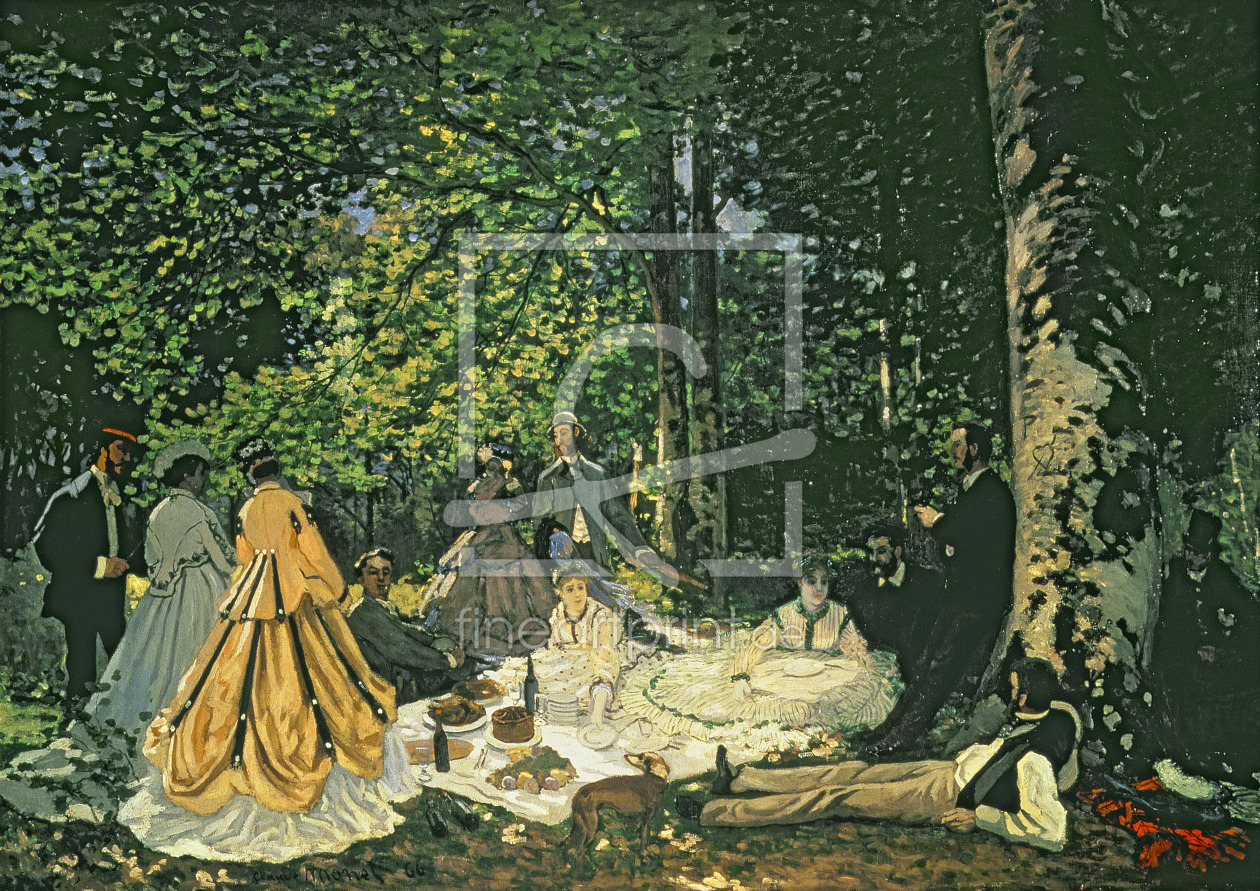Bild-Nr.: 31000828 Le Dejeuner sur l'Herbe, 1865-1866 erstellt von Monet, Claude