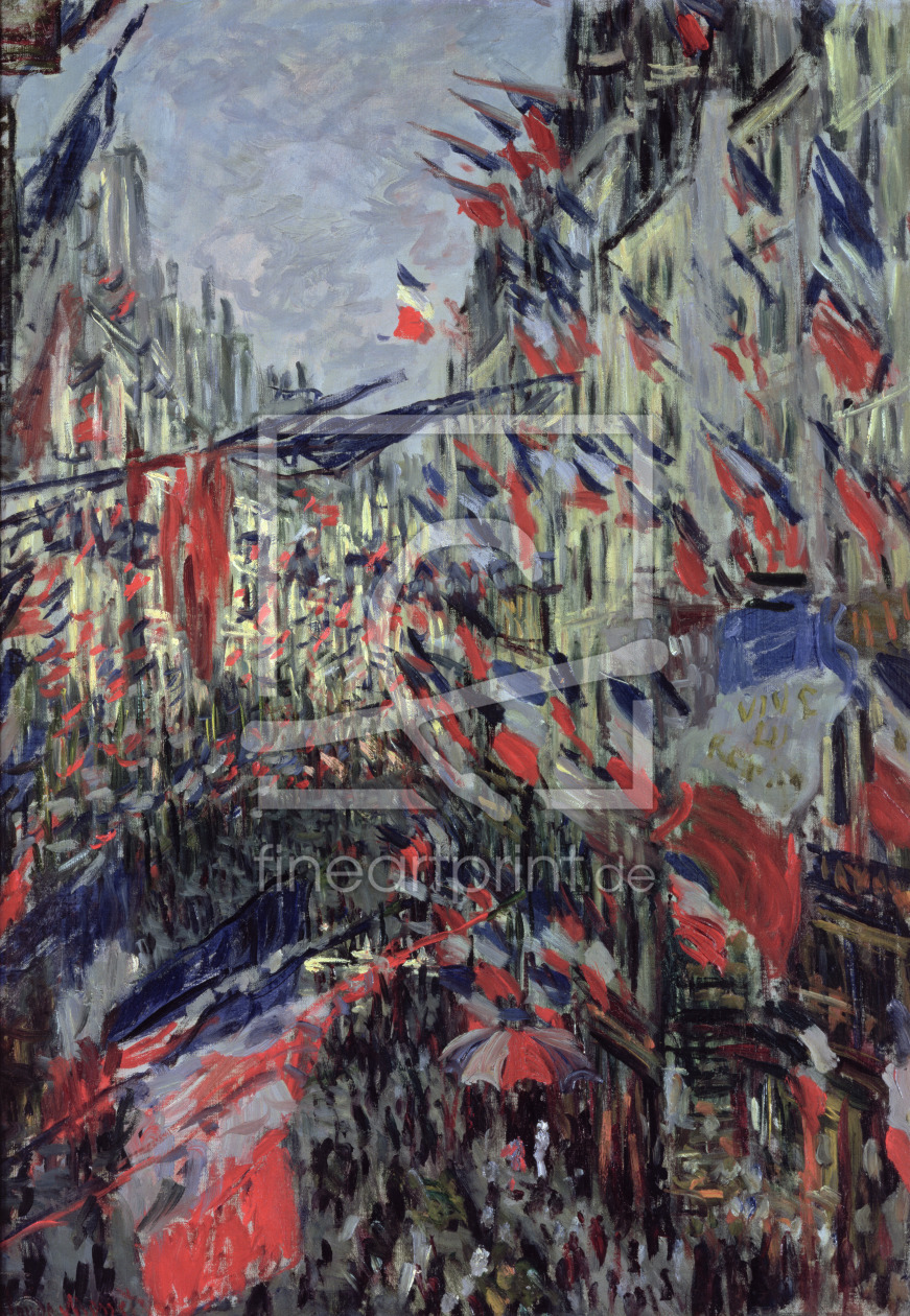 Bild-Nr.: 31000840 The Rue Saint-Denis, Celebration of June 30, 1878 erstellt von Monet, Claude