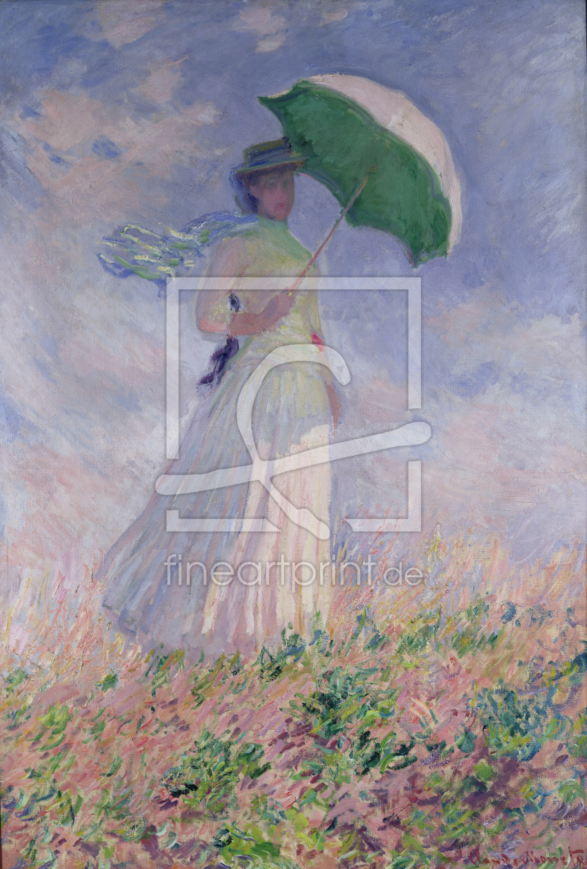 Bild-Nr.: 31000841 Woman with a Parasol turned to the Right, 1886 erstellt von Monet, Claude