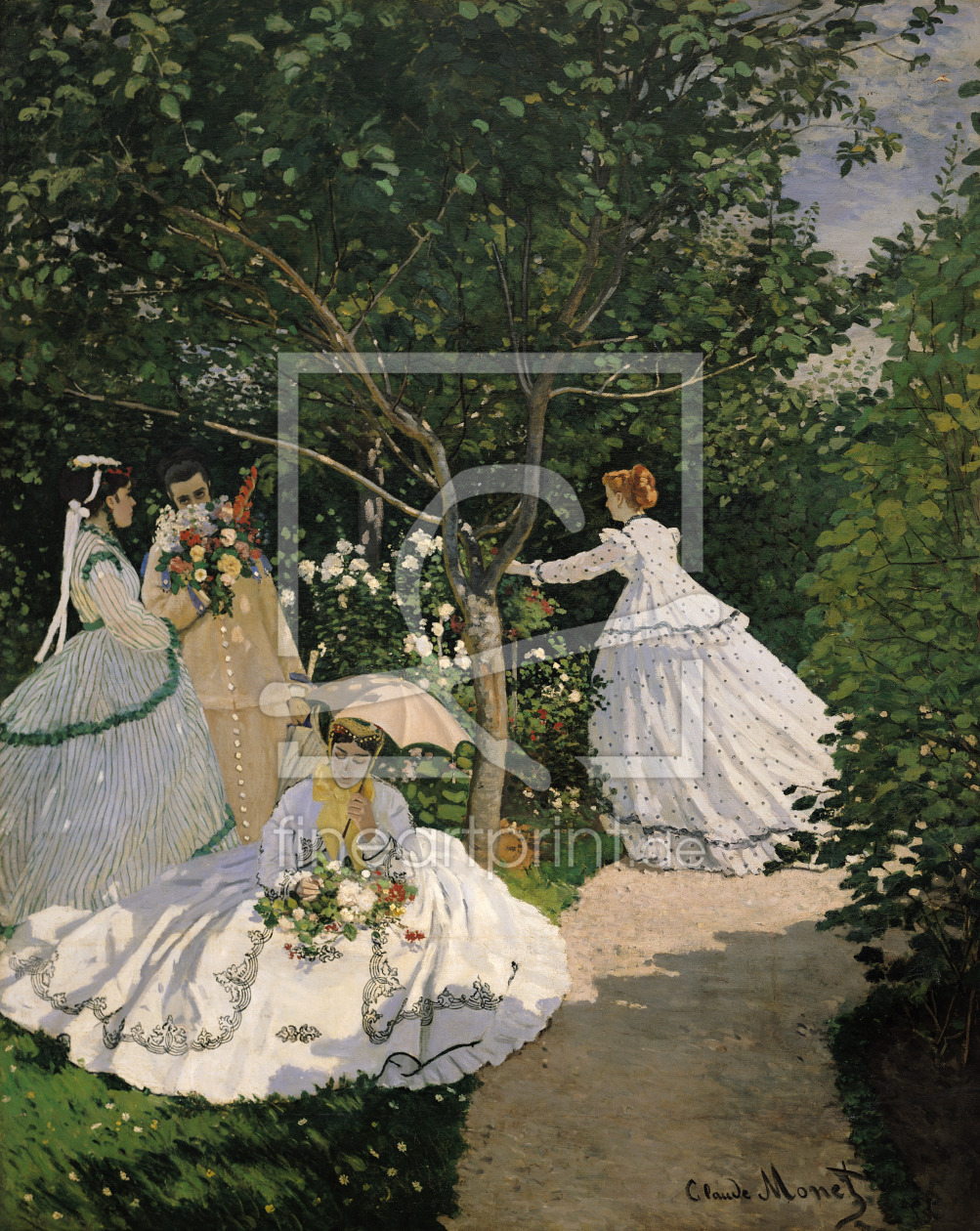 Bild-Nr.: 31000842 Women in the Garden, 1866 erstellt von Monet, Claude