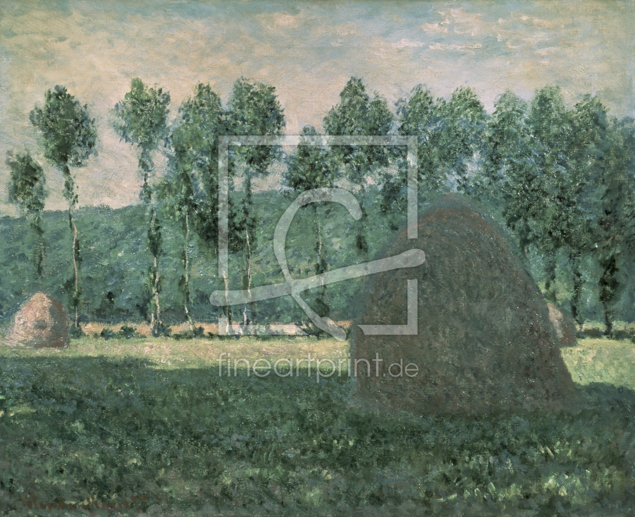 Bild-Nr.: 31000854 Haystacks near Giverny, c.1884-89 erstellt von Monet, Claude