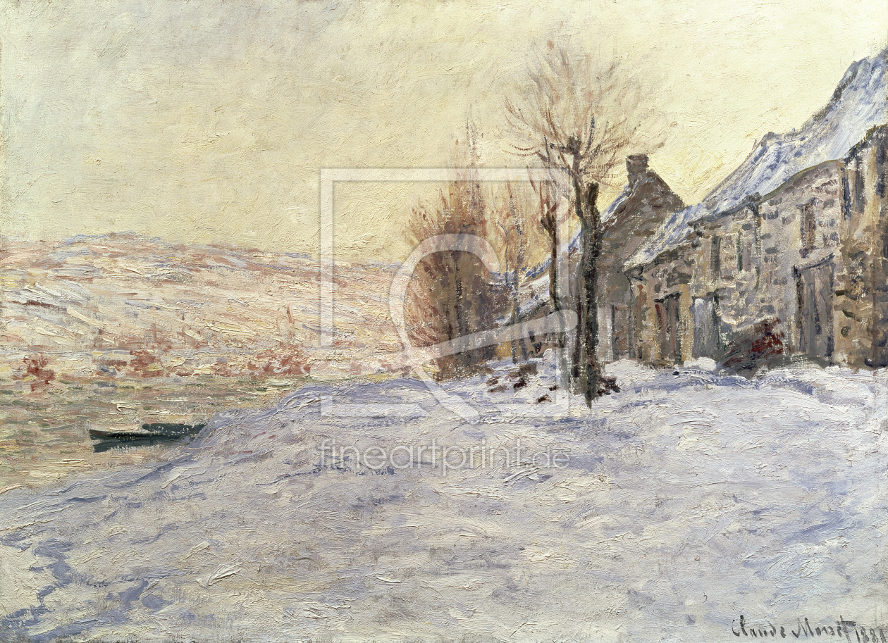 Bild-Nr.: 31000857 Lavacourt under Snow, c.1878-81 erstellt von Monet, Claude