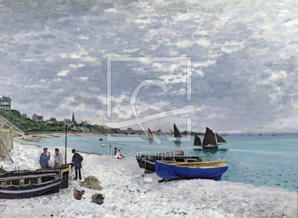 Bild-Nr.: 31000866 The Beach at Sainte-Adresse, 1867 erstellt von Monet, Claude