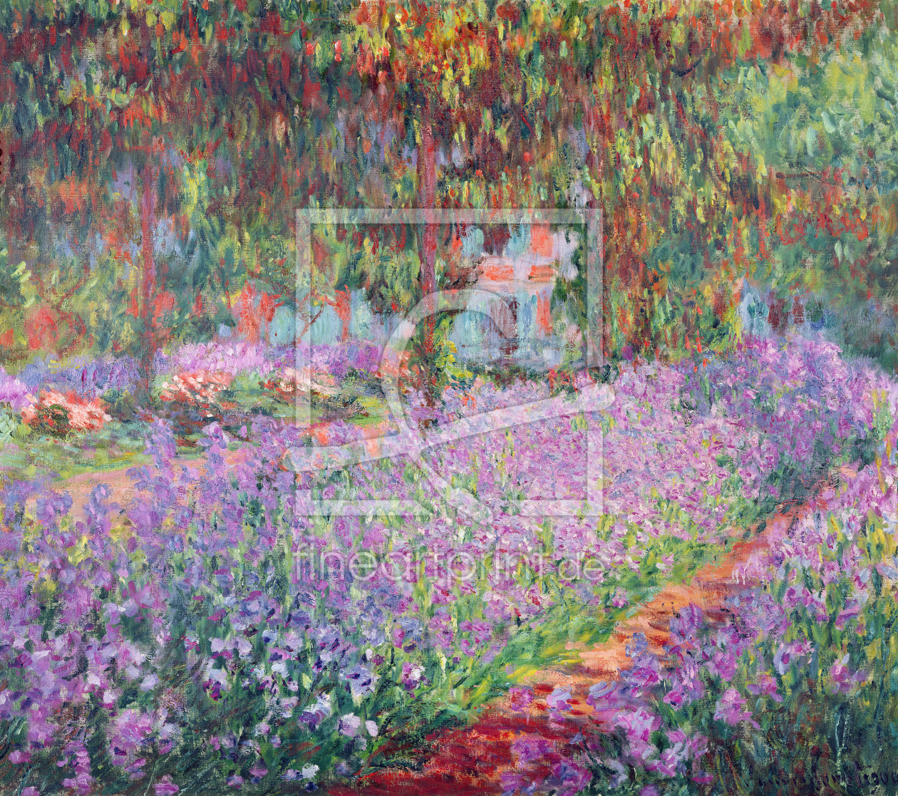 Bild-Nr.: 31000867 The Artist's Garden at Giverny, 1900 erstellt von Monet, Claude