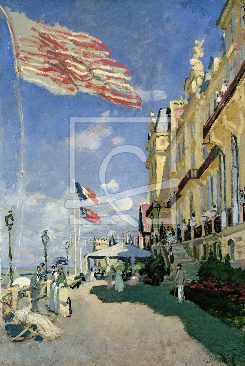 Bild-Nr.: 31000873 The Hotel des Roches Noires at Trouville, 1870 erstellt von Monet, Claude