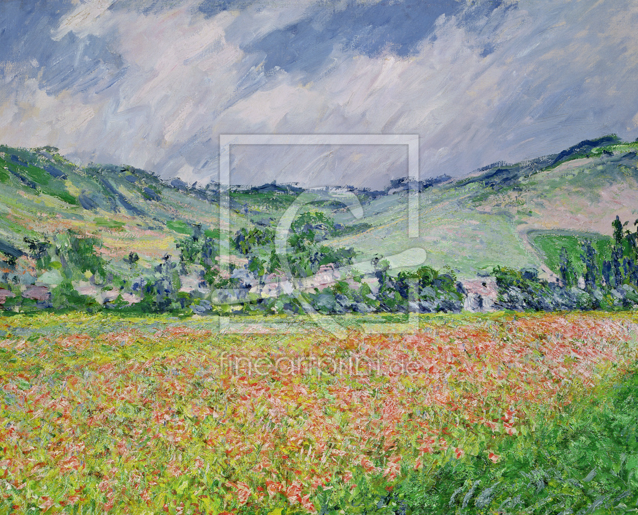 Bild-Nr.: 31000881 The Poppy Field near Giverny, 1885 erstellt von Monet, Claude
