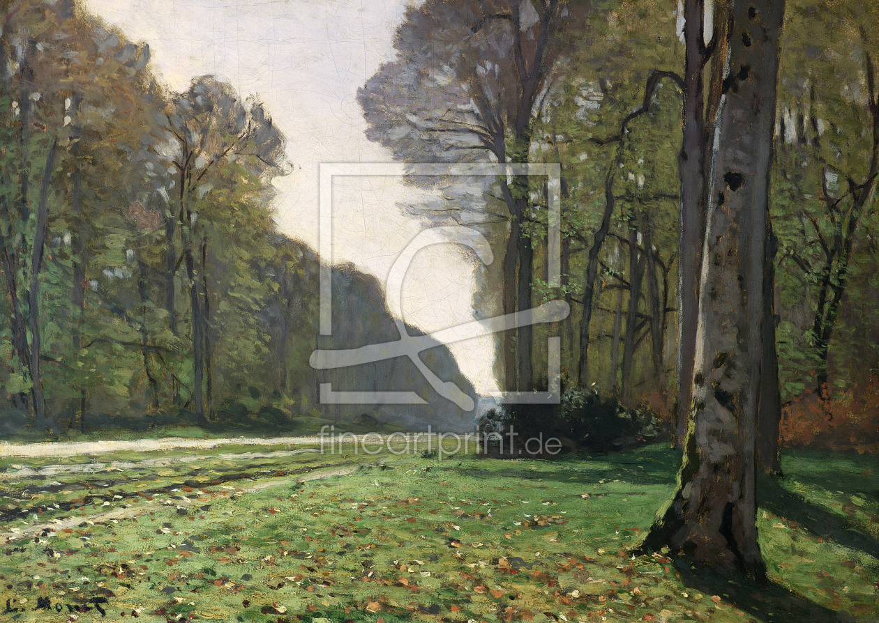 Bild-Nr.: 31000882 The Road to Bas-Breau, Fontainebleau , c.1865 erstellt von Monet, Claude