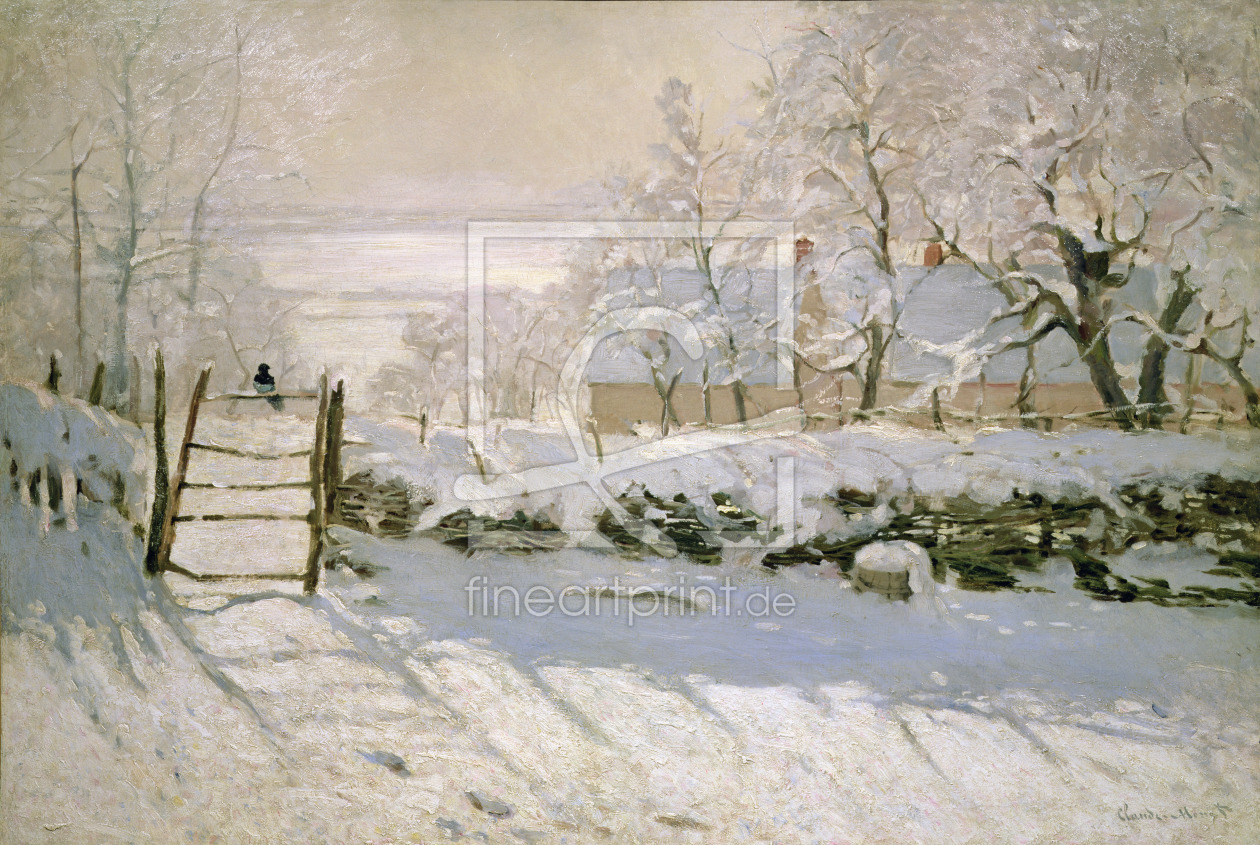 Bild-Nr.: 31000885 The Magpie, 1869 erstellt von Monet, Claude