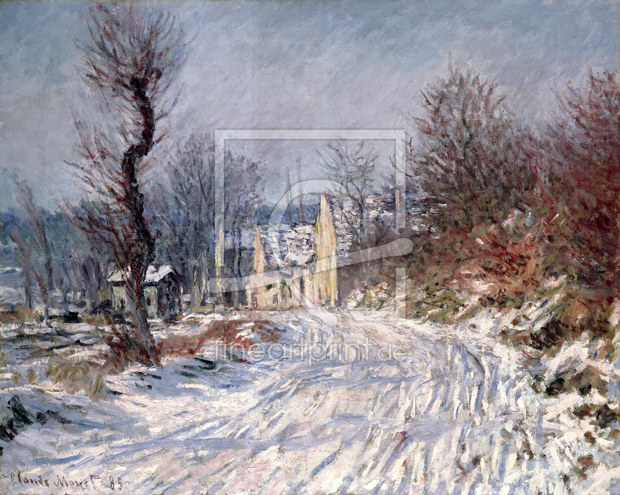 Bild-Nr.: 31000886 The Road to Giverny, Winter, 1885 erstellt von Monet, Claude