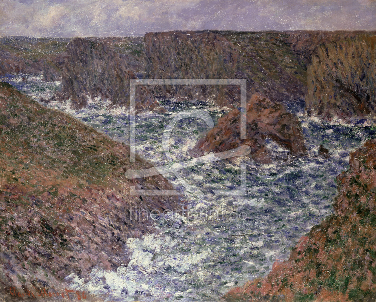 Bild-Nr.: 31000894 Port Domois at Belle Ile, 1886 erstellt von Monet, Claude