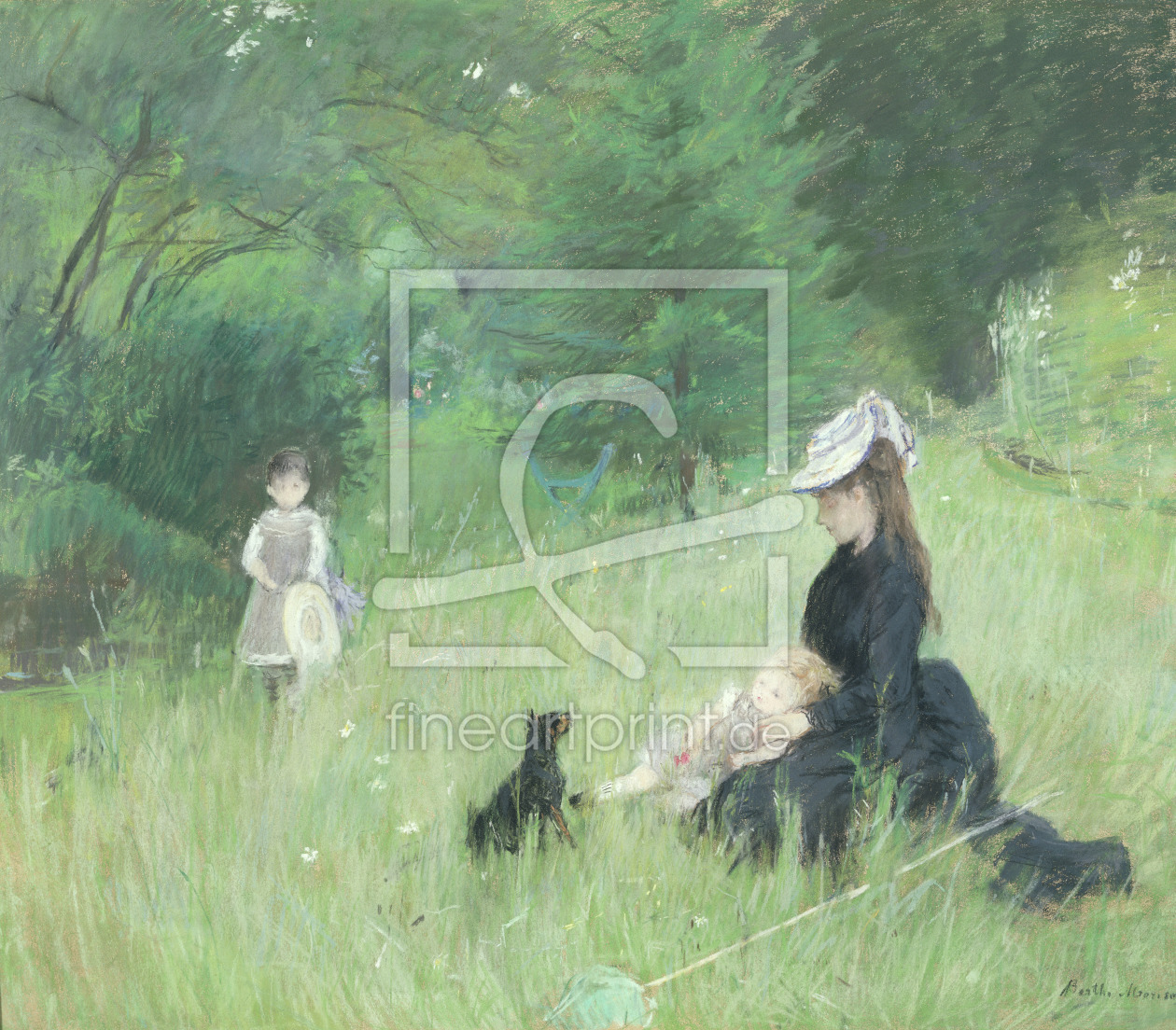 Bild-Nr.: 31000923 In a Park, c.1874 erstellt von Morisot, Berthe