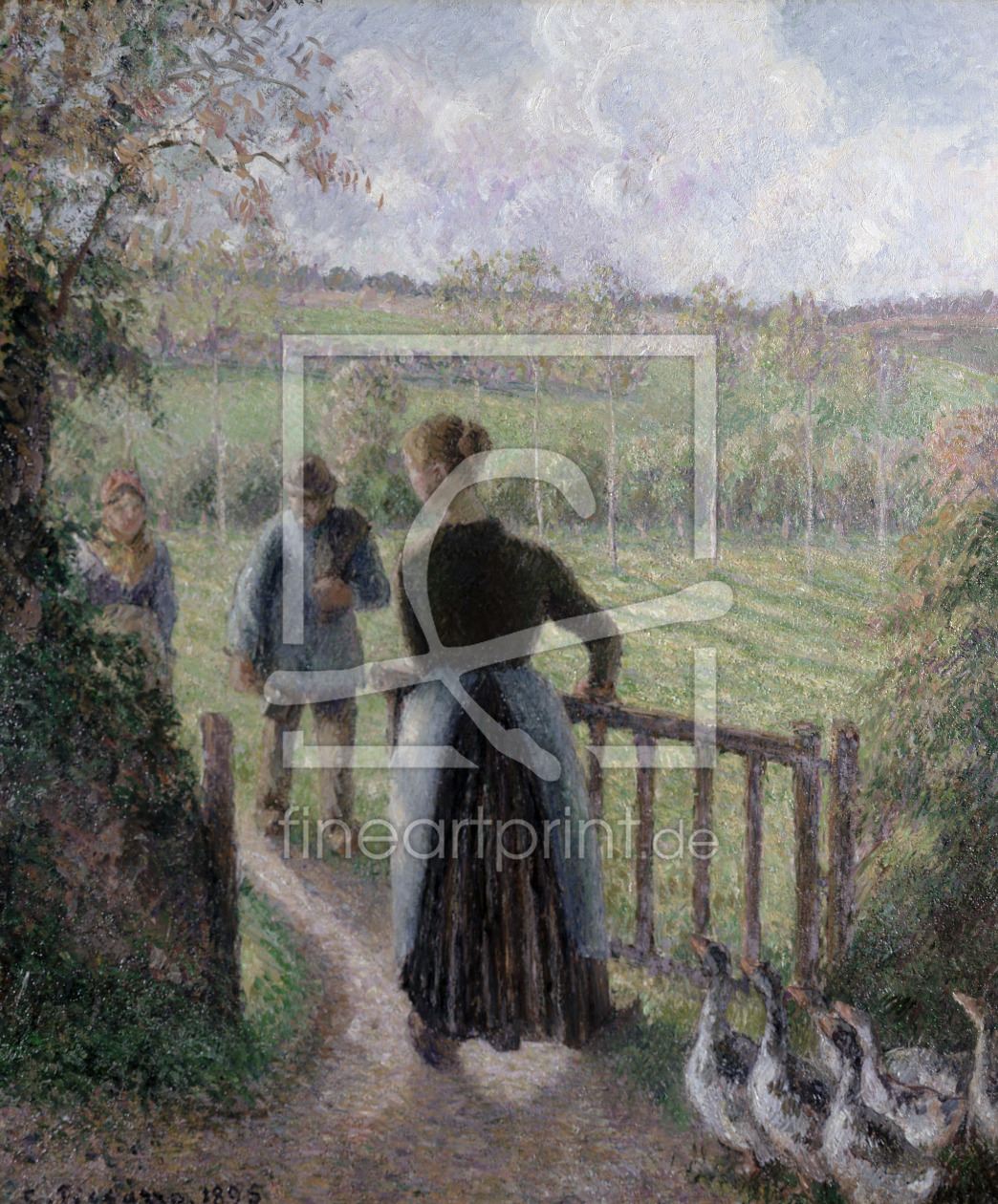 Bild-Nr.: 31000953 The Woman with the Geese, 1895 erstellt von Pissarro, Camille