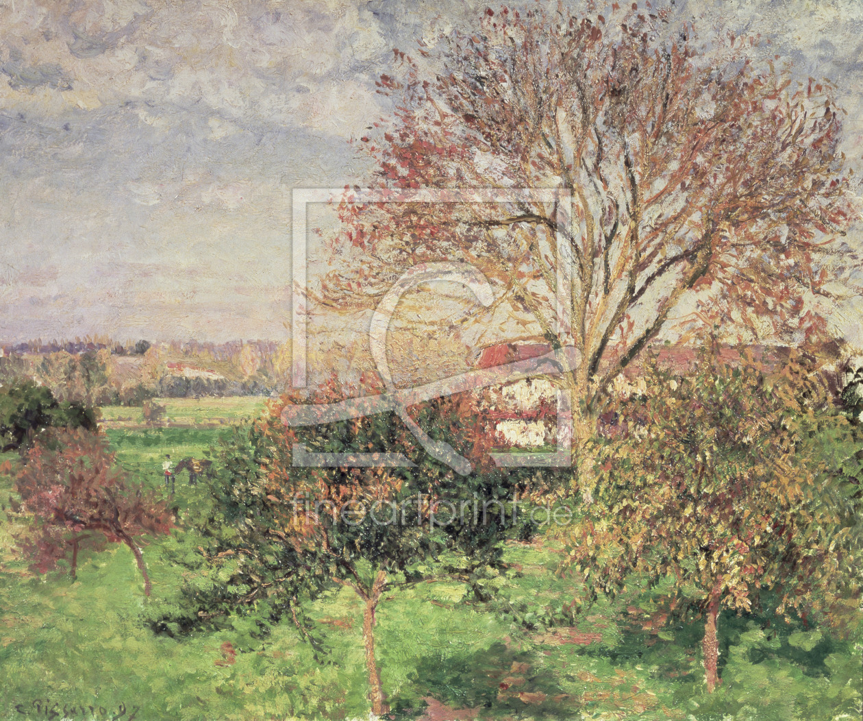 Bild-Nr.: 31000961 Autumn morning at Eragny, 1897 erstellt von Pissarro, Camille
