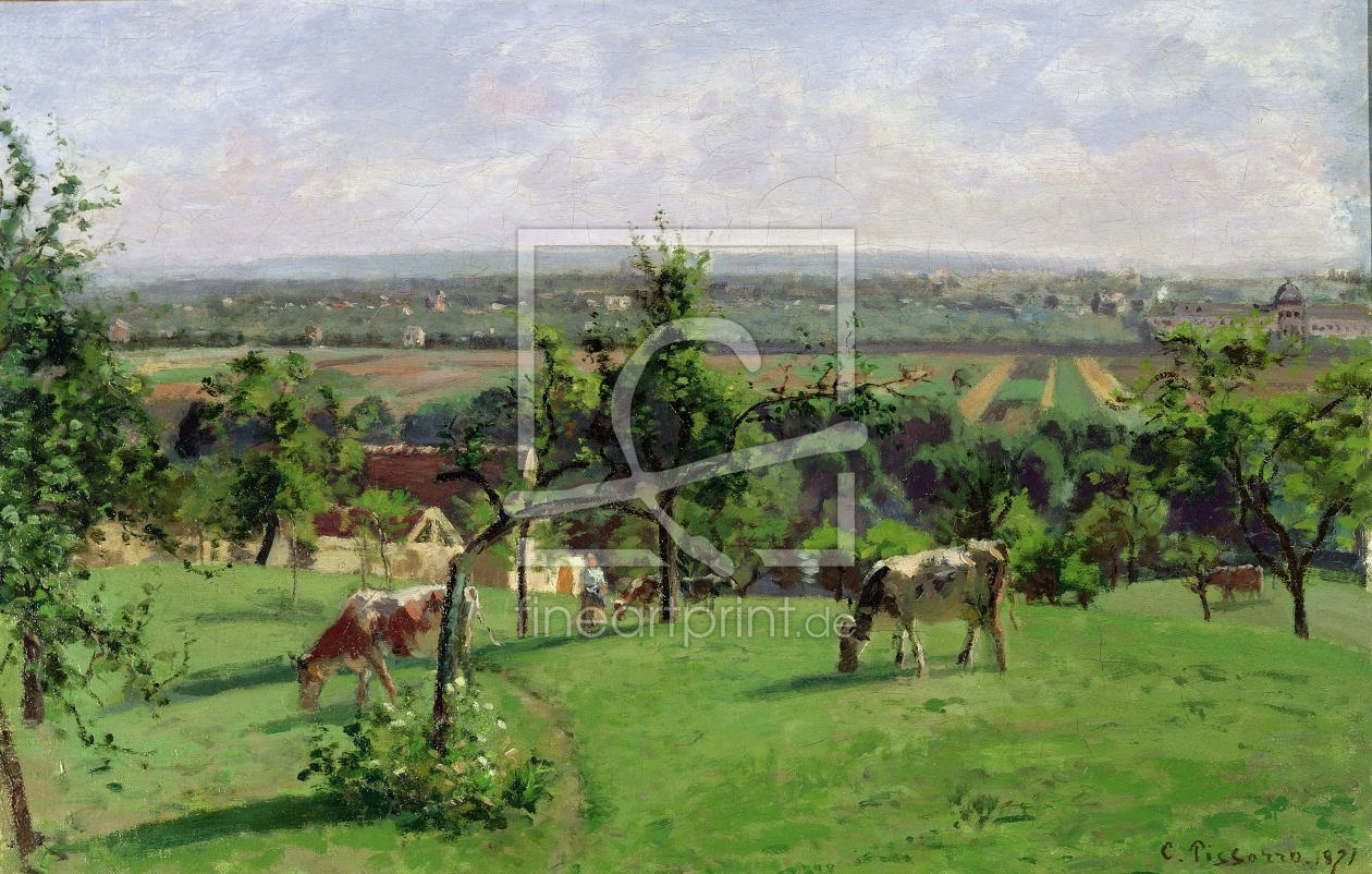 Bild-Nr.: 31000964 Hillside of Vesinet, Yvelines, 1871 Bild-Nr.: 31000964 Hillside of Vesinet, Yvelines, 1871 erstellt von Pissarro, Camille