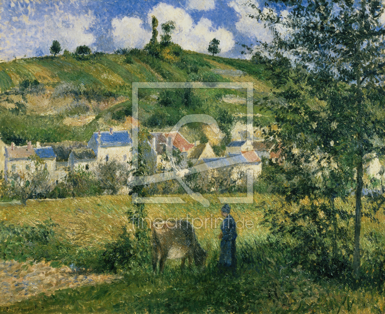 Bild-Nr.: 31000965 Landscape at Chaponval, 1880 erstellt von Pissarro, Camille