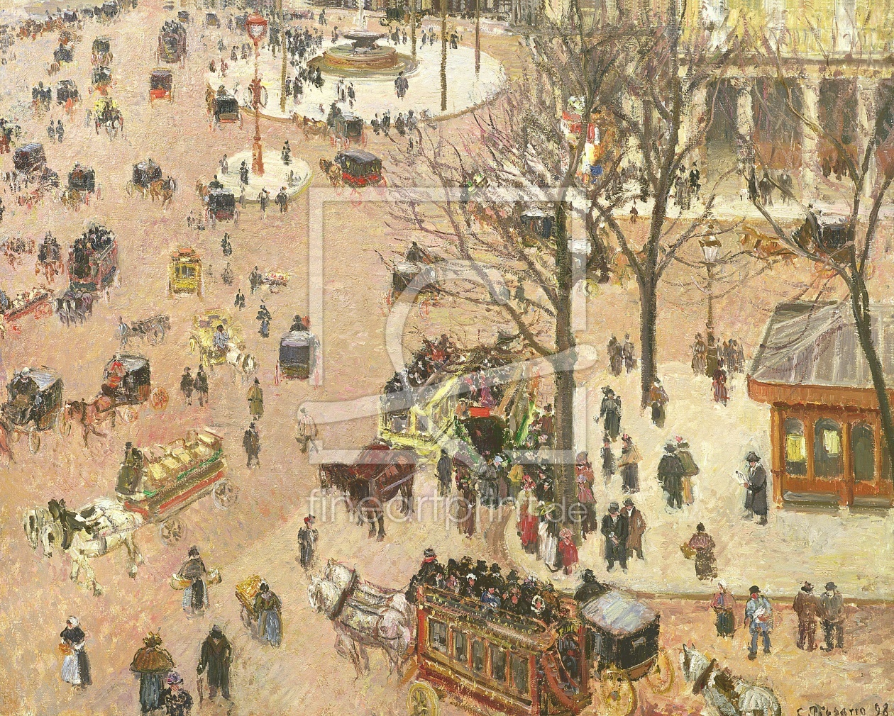 Bild-Nr.: 31000967 Place du Theatre Francais, 1898 erstellt von Pissarro, Camille