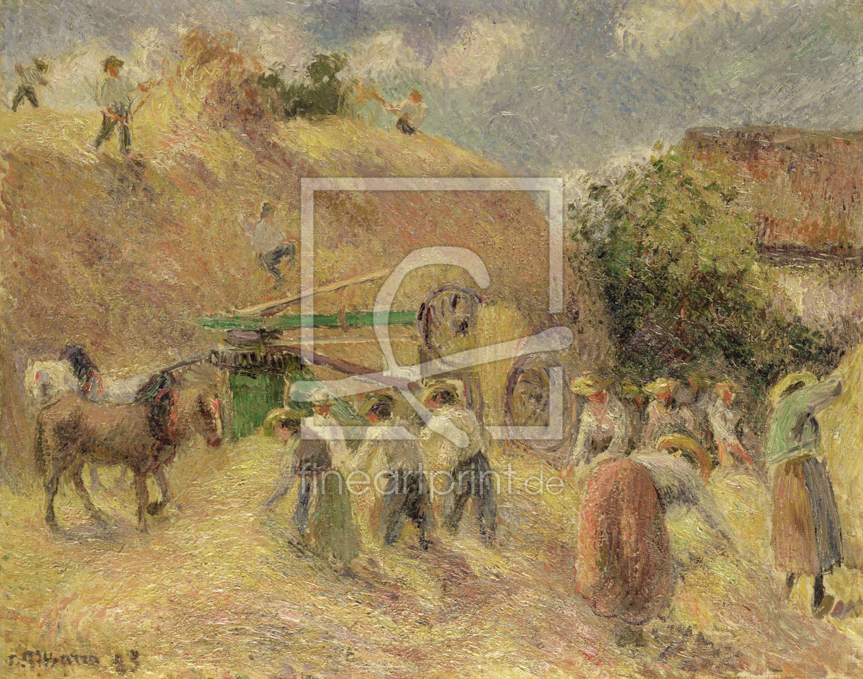 Bild-Nr.: 31000970 The Harvest, 1883 erstellt von Pissarro, Camille