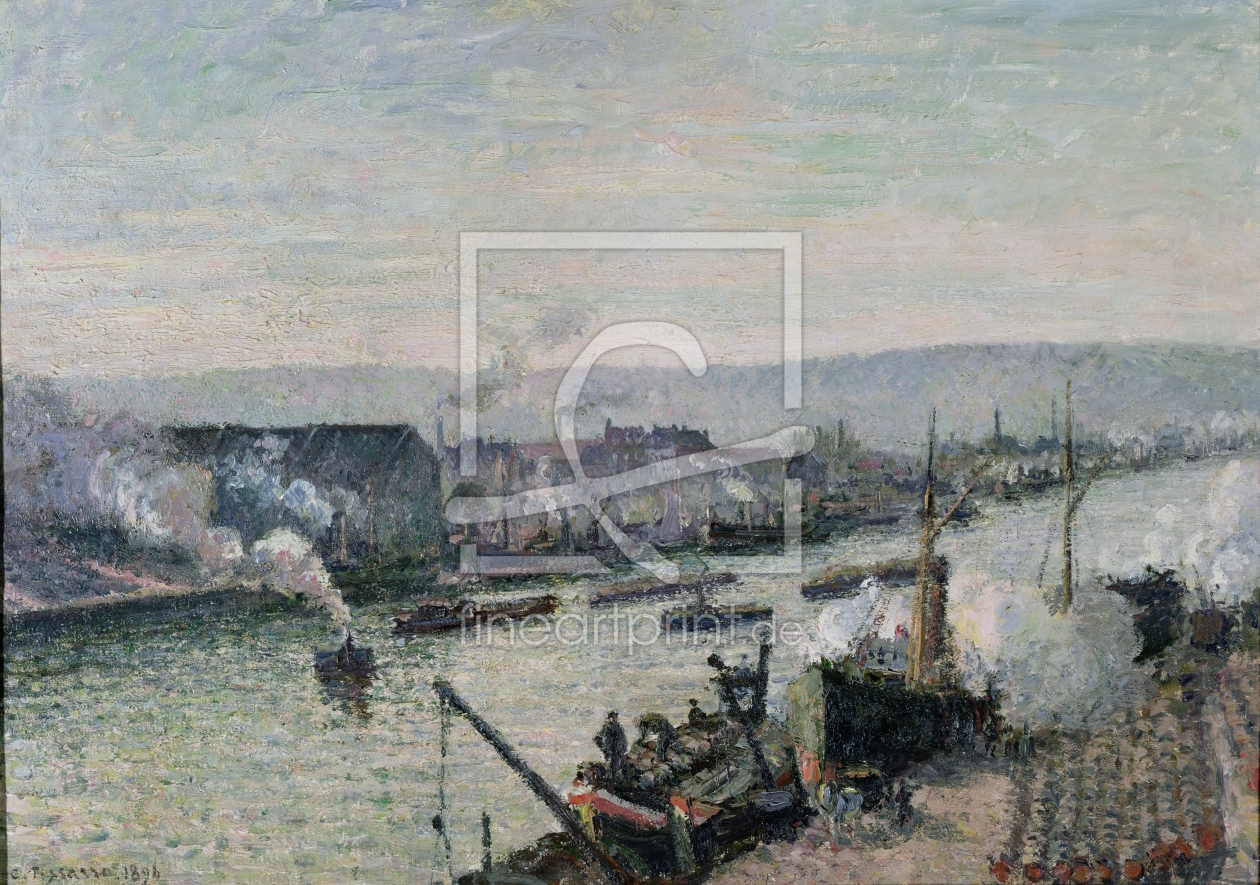 Bild-Nr.: 31000973 Saint-Sever Port, Rouen, 1896 erstellt von Pissarro, Camille