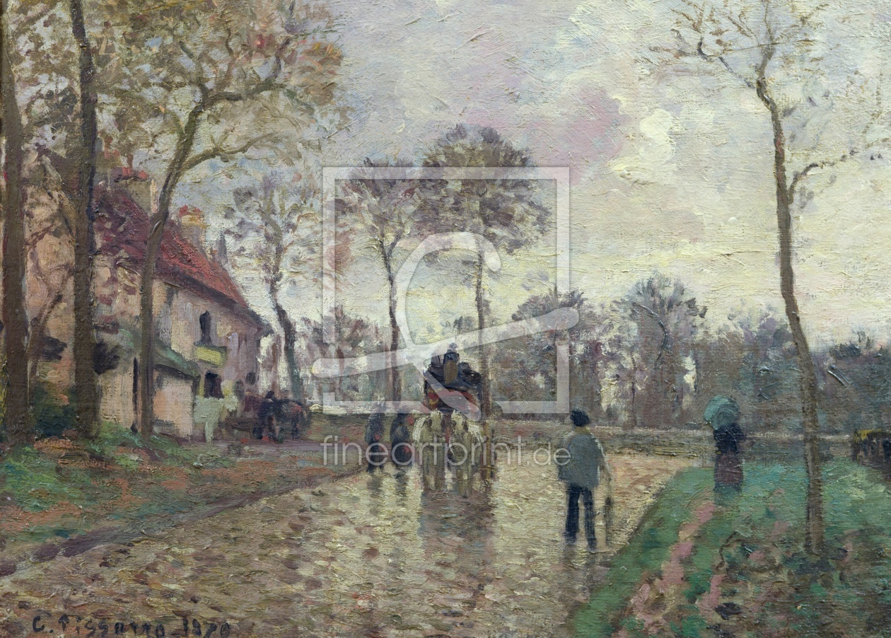 Bild-Nr.: 31000976 The Coach to Louveciennes, 1870 erstellt von Pissarro, Camille