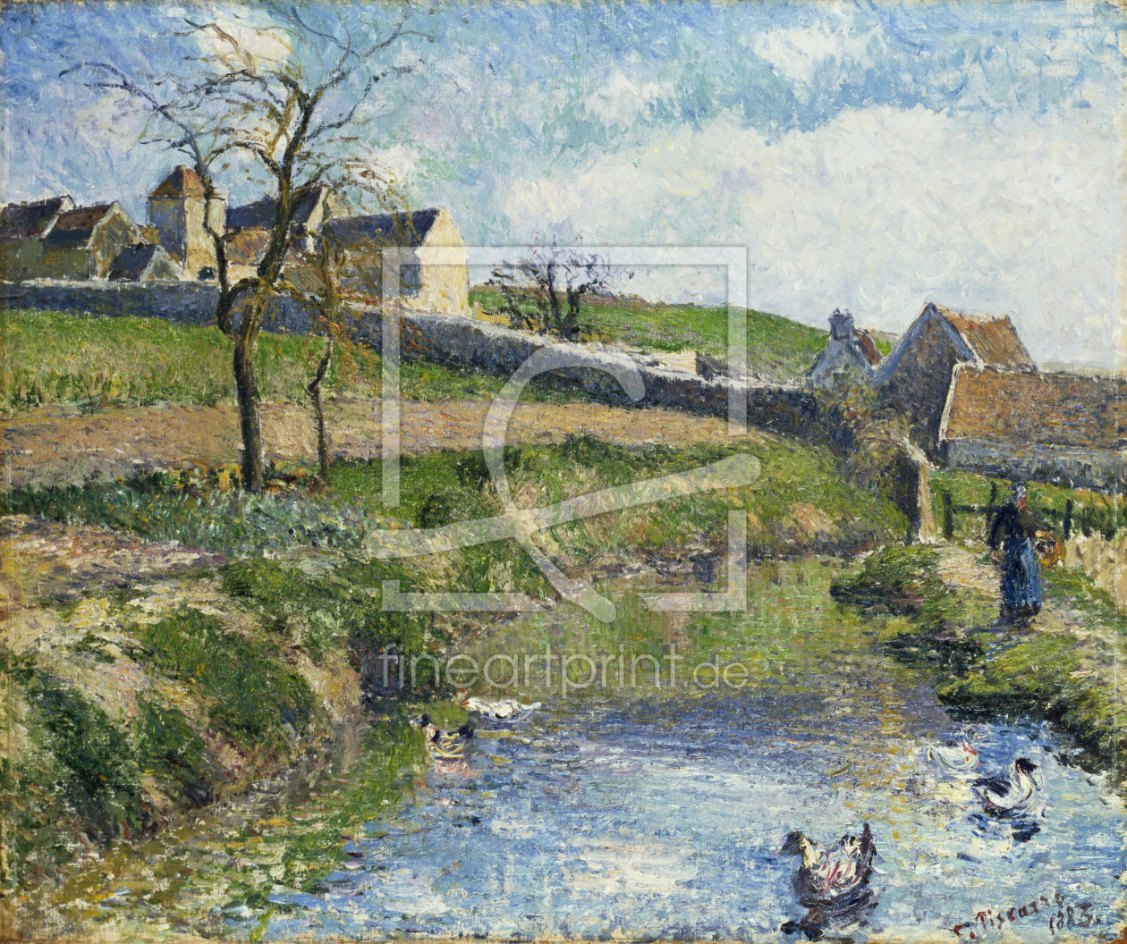Bild-Nr.: 31000978 The Farm at Osny, 1883 erstellt von Pissarro, Camille