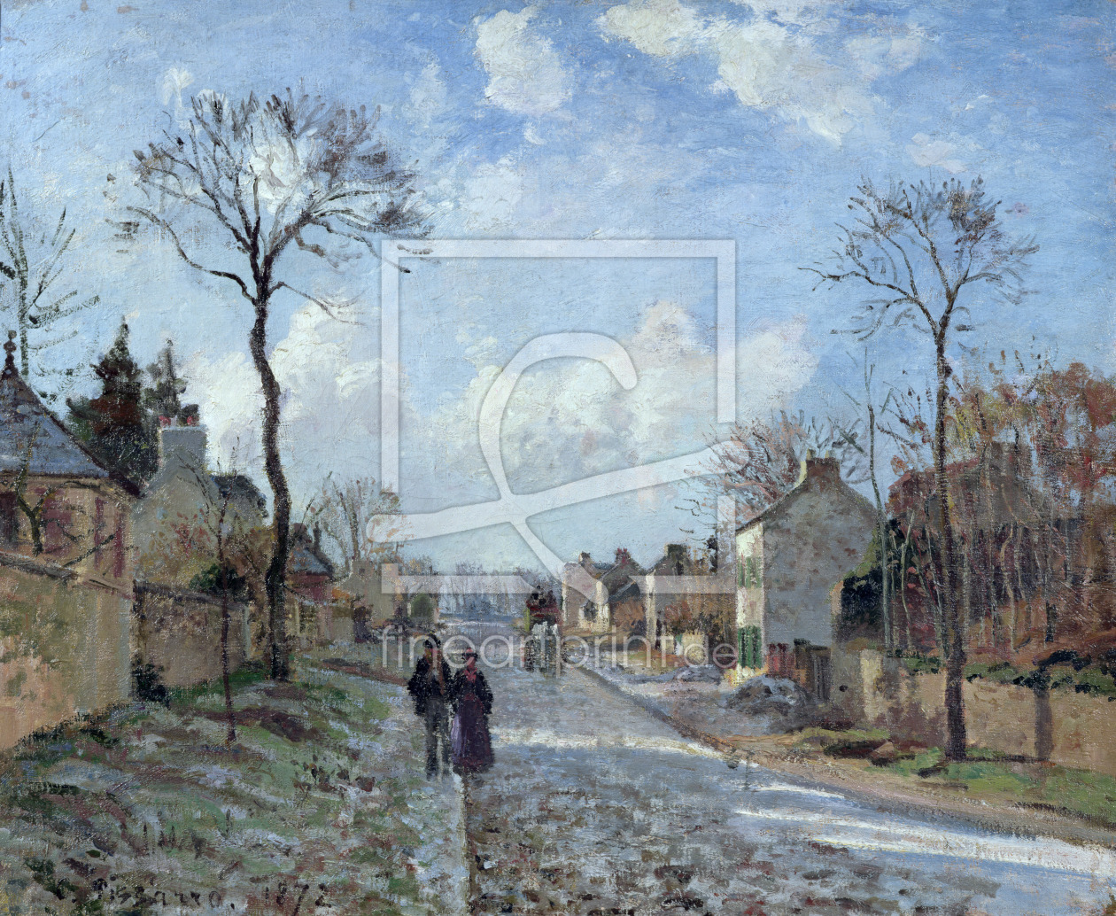Bild-Nr.: 31000983 The Road to Louveciennes, 1872 erstellt von Pissarro, Camille