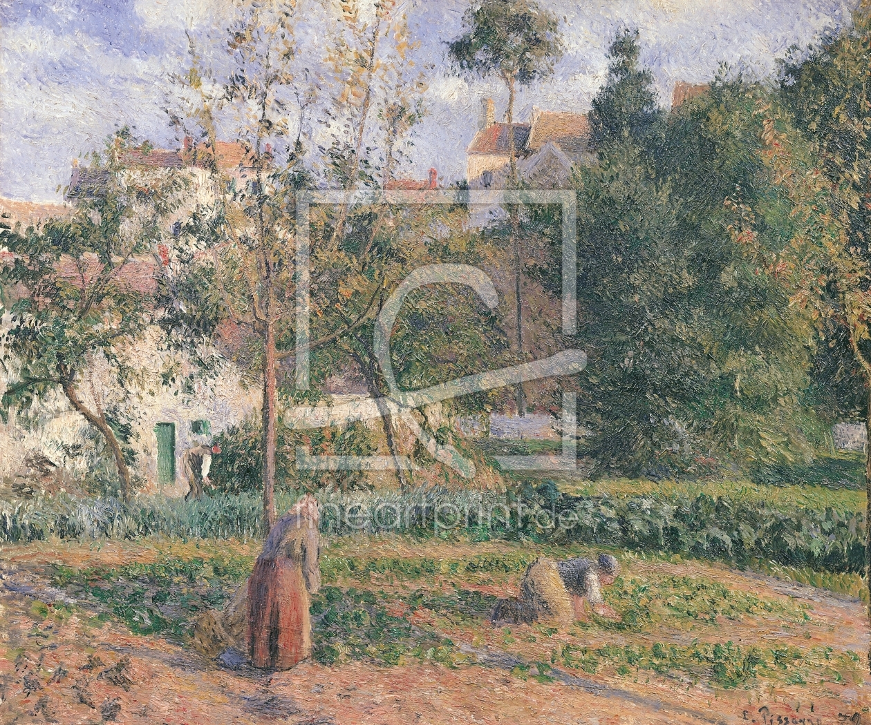 Bild-Nr.: 31000985 Vegetable Garden at the Hermitage, Pontoise, 1879 erstellt von Pissarro, Camille