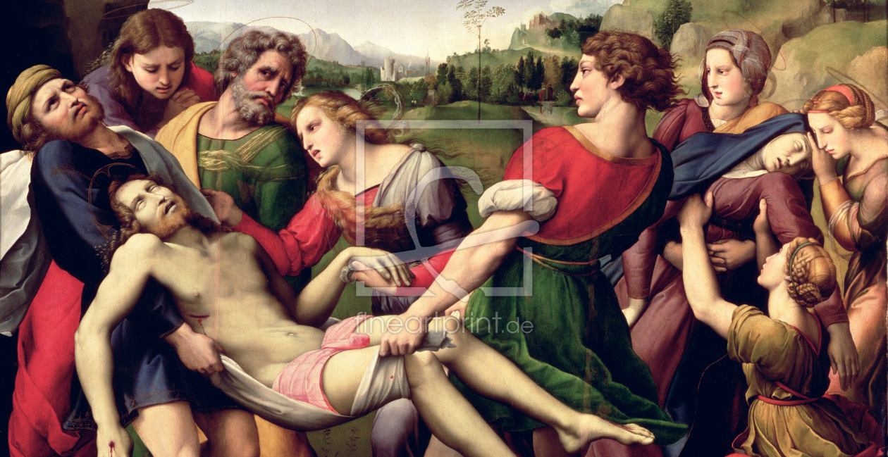 Bild-Nr.: 31000990 The Deposition, 1507 erstellt von Raffaello Santi (Raffael)